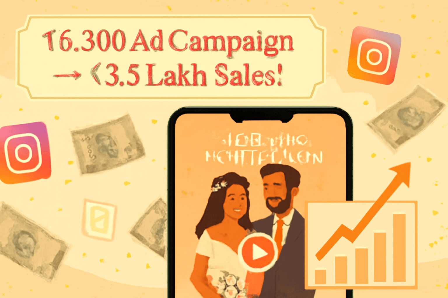 How We Got 186 Leads for a Wedding Invitation Brand with Just ₹6,300 in Meta Ads (and Made ₹3.5+ Lakh)